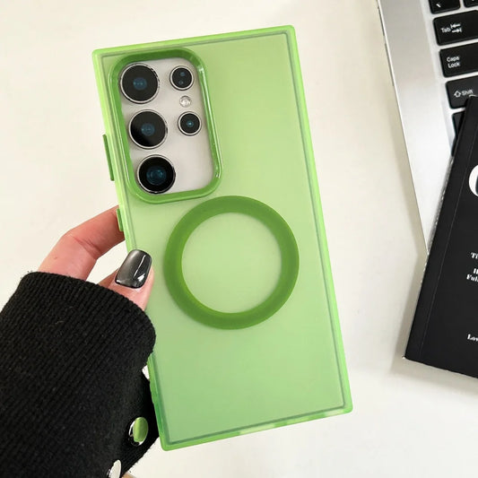 Candy matte magnetic wireless charging case samsung - product image