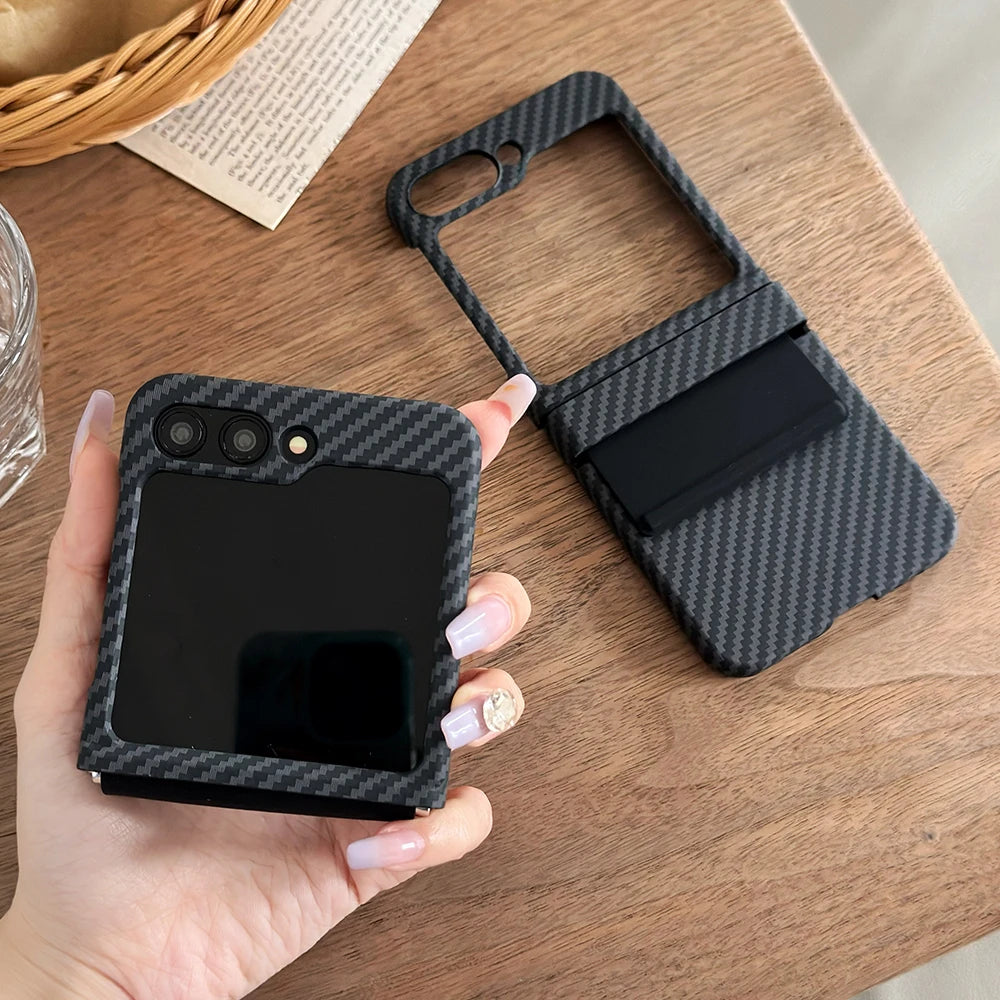 Carbon fiber hinge case shockproof pc - product image
