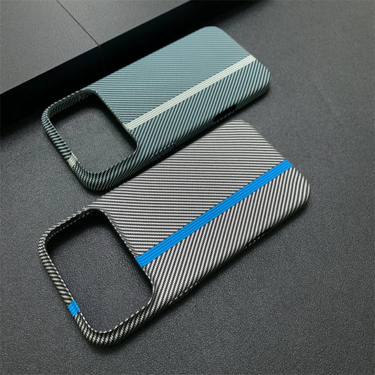 Carbon fiber kevlar shockproof phone case - product image