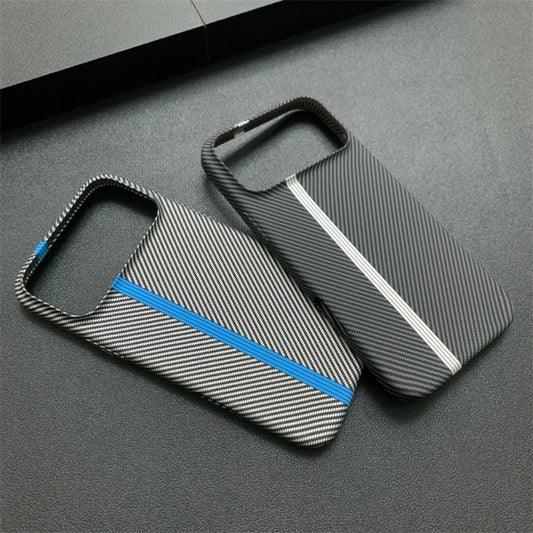 Carbon fiber kevlar shockproof phone case - product image
