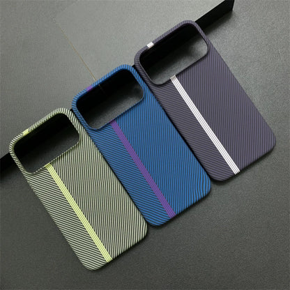Carbon fiber kevlar shockproof phone case - product image