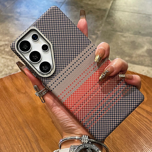 Carbon fiber magnetic lens protection case s25 ultra - product image