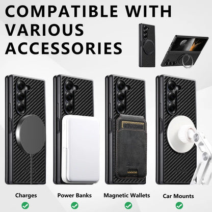 Carbon fiber magnetic ring bracket holder case - product image