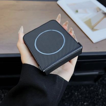 Carbon fiber magnetic shockproof case - product image