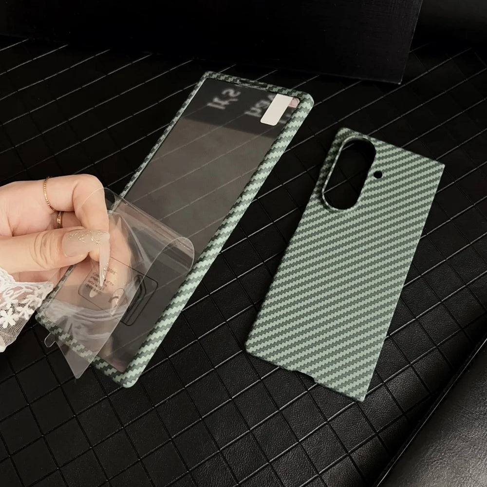 Carbon fiber magnetic ultra thin hard pc case samsung fold - product image
