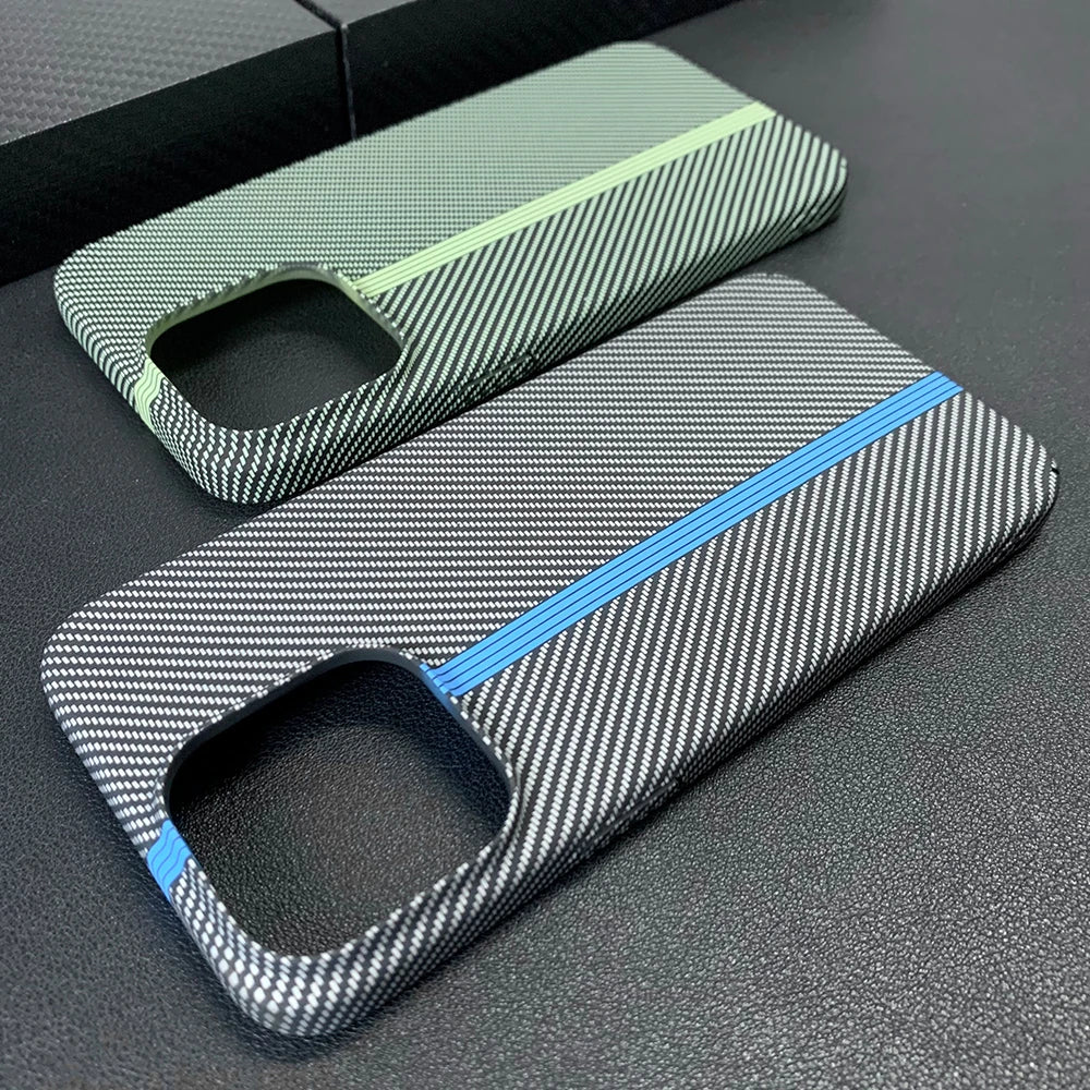 Carbon fiber pattern matte shockproof case - product image