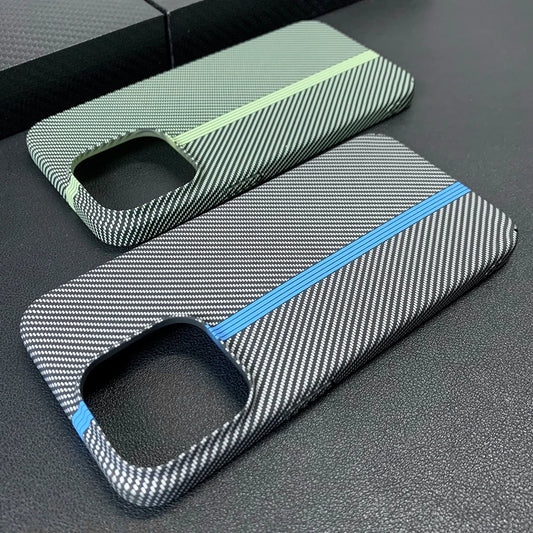 Carbon fiber pattern matte shockproof case - product image