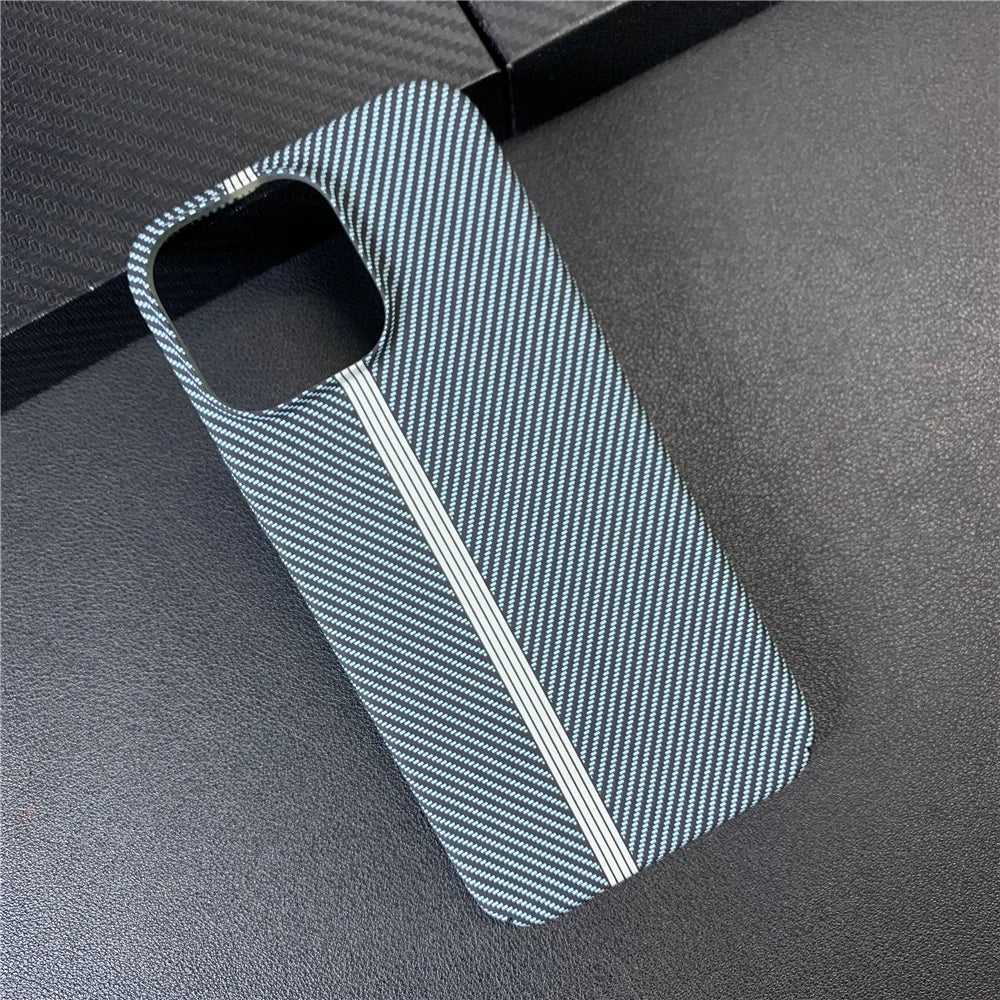 Carbon fiber pattern matte shockproof case - product image