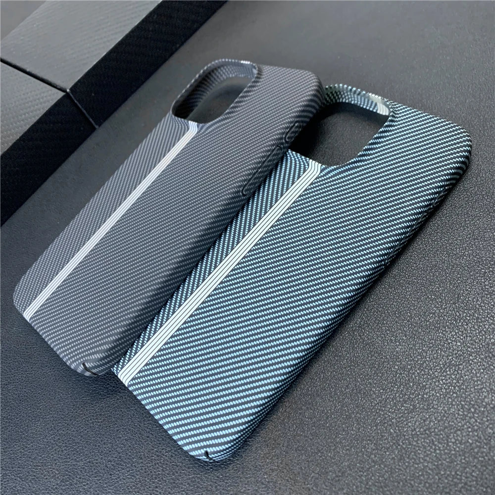 Carbon fiber pattern matte shockproof case - product image