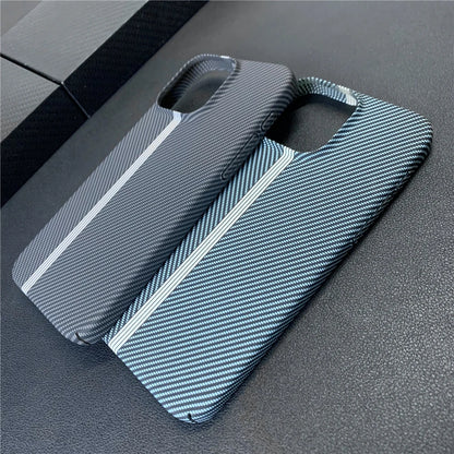 Carbon fiber pattern matte shockproof case - product image