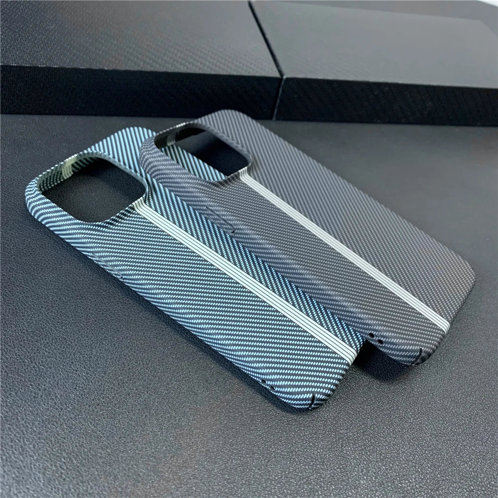 Carbon fiber pattern matte shockproof case - product image