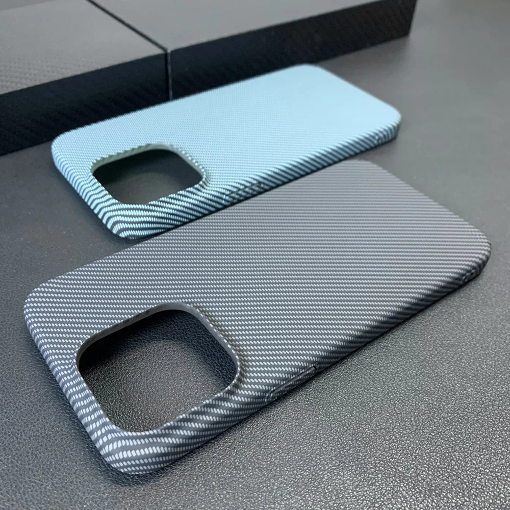 Carbon fiber pattern matte shockproof case - product image