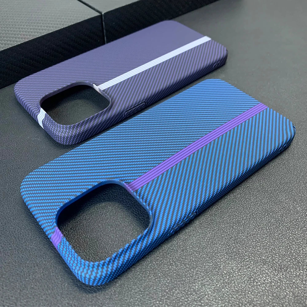 Carbon fiber pattern matte shockproof case - product image