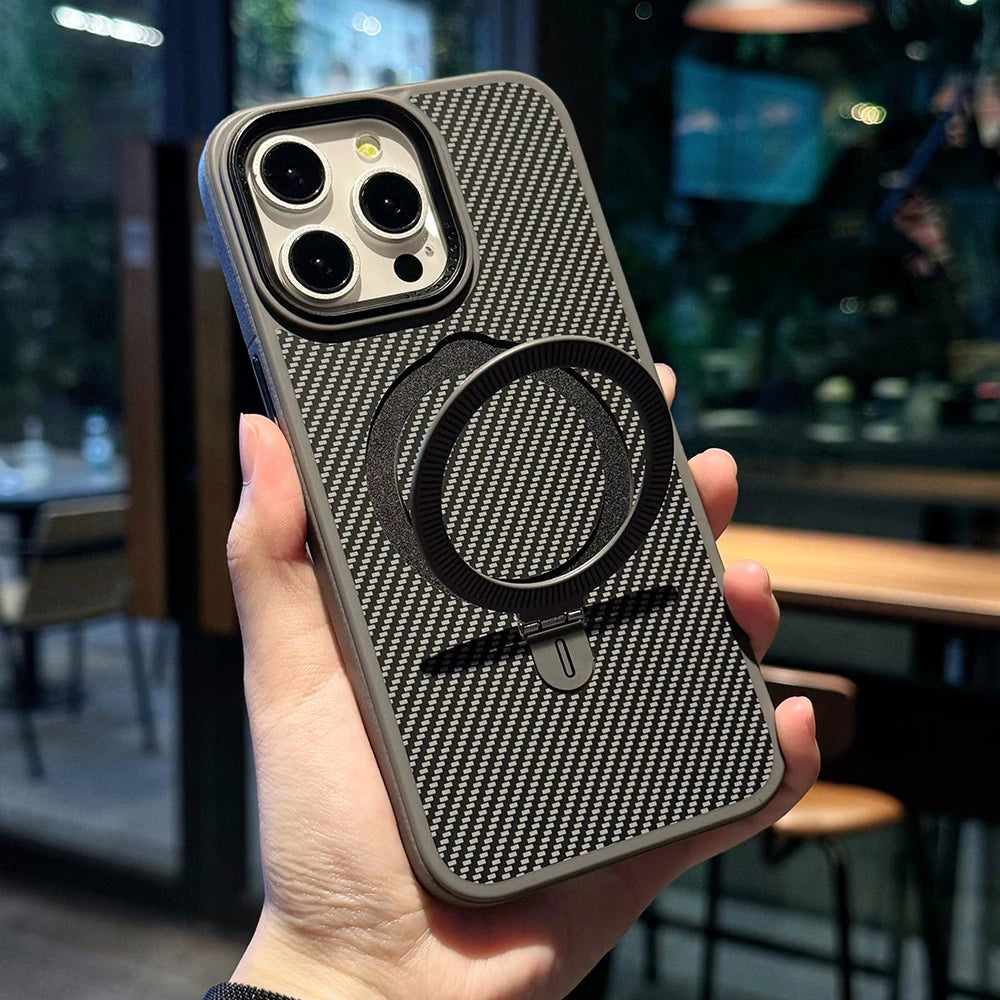 Carbon fibre magnetic stand holder case - product image