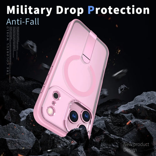 Clear magnetic metal bracket holder camera protection case - product image