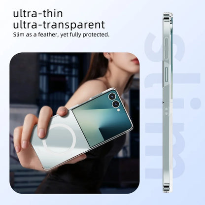 Clear magnetic wireless charging case - product image