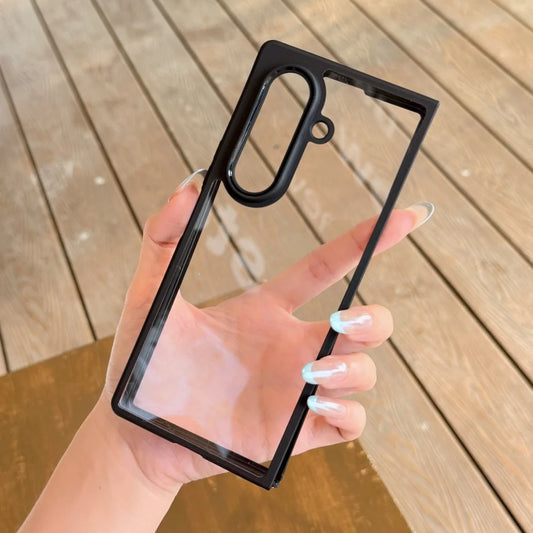 Clear shockproof hard acrylic phone case samsung z fold - product image