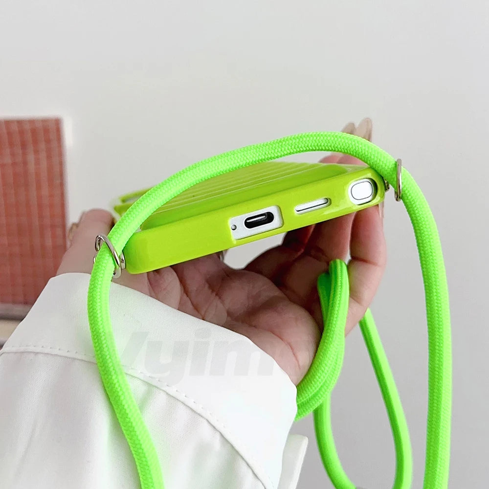 Crossbody lanyard air cushion shockproof soft silicone case samsung - product image