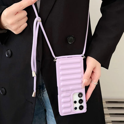 Crossbody lanyard air cushion shockproof soft silicone case samsung - product image