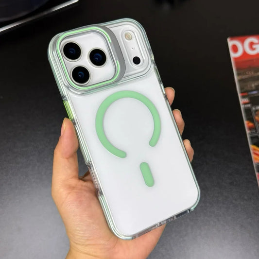 Crystal clear magnetic magsafe shockproof case - product image