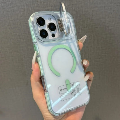 Crystal clear magnetic magsafe shockproof case - product image