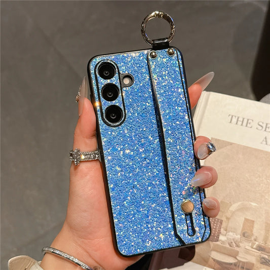 Diamond wrist strap holder bling rhinestones protective case - product image