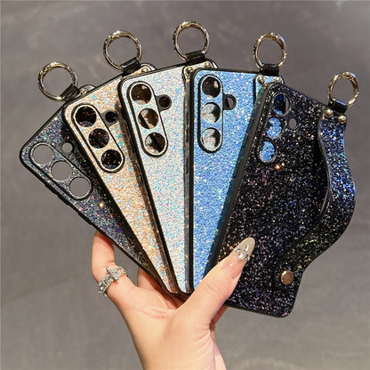Diamond wrist strap holder bling rhinestones protective case - product image