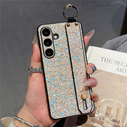 Diamond wrist strap holder bling rhinestones protective case - product image