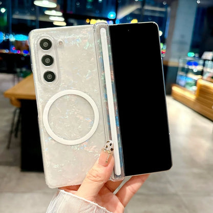 Dreamy shell pattern magnetic ultra thin shockproof bumper case - product image