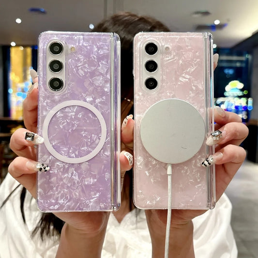 Dreamy shell pattern magnetic ultra thin shockproof bumper case - product image