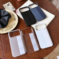 Elastic Silicone Wristband Soft Transparent Matte Phone Case iPhone