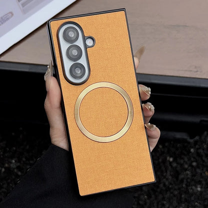 Fabric cloth magnetic wireless charging case samsung z fold - product image