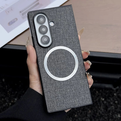 Fabric cloth magnetic wireless charging case samsung z fold - product image
