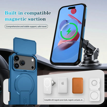Flip magnetic stand camera protection case - product image