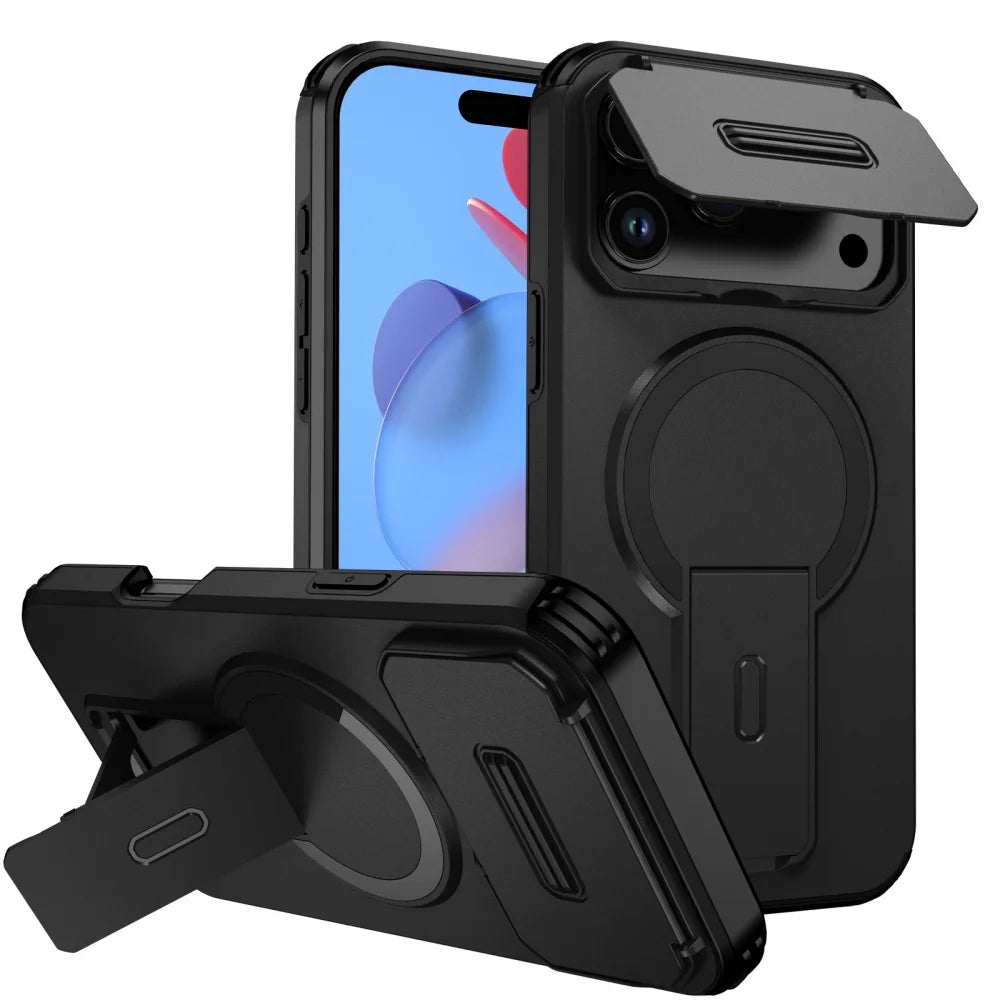 Flip magnetic stand camera protection case - product image