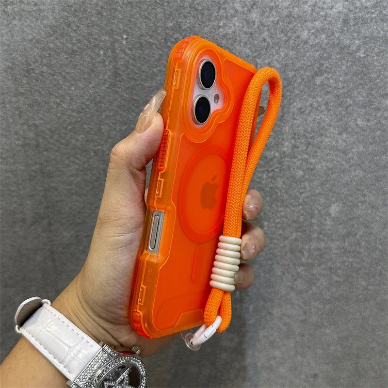 Fluorescent magnetic wrist strap case - product image