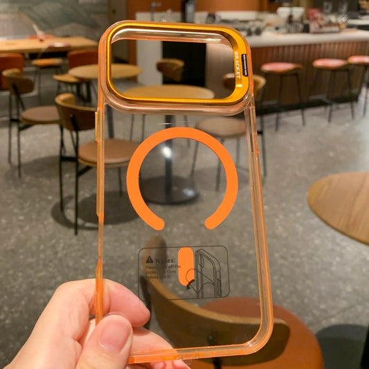 Fold alloy lens ring magnetic stand case - product image