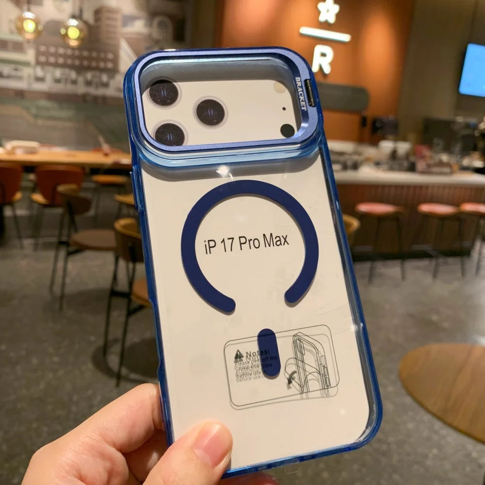 Fold alloy lens ring magnetic stand case - product image