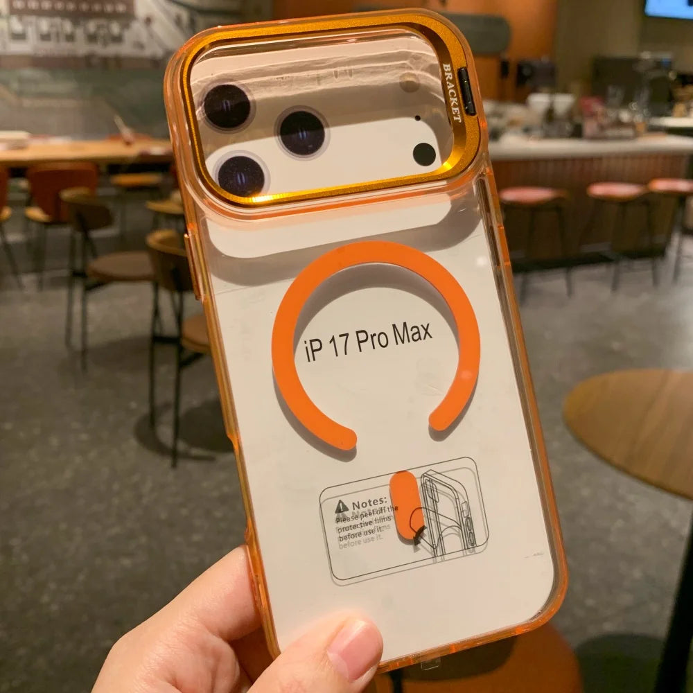 Fold alloy lens ring magnetic stand case - product image