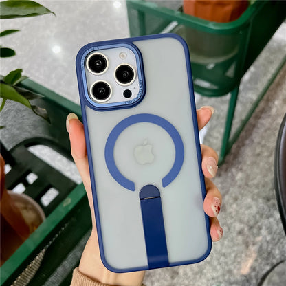 Fold kickstand magnetic matte shockproof case - product image