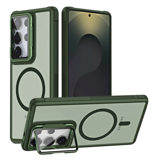 Fold lens stand glass camera protection magnetic case samsung - product image