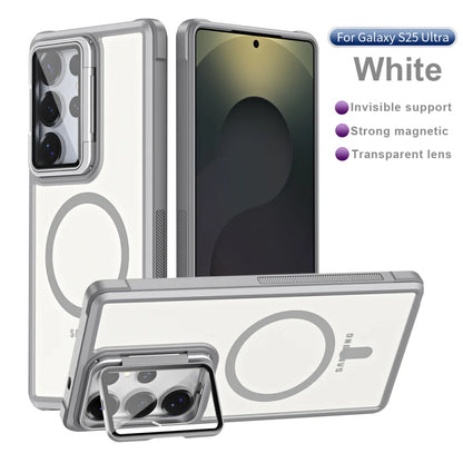 Fold lens stand glass camera protection magnetic case samsung - product image