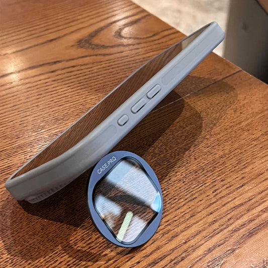 Fold lens stand magnetic clear case - product image