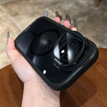 Fold lens stand magnetic clear case - product image