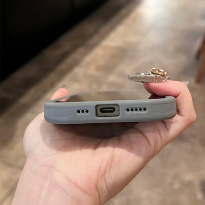 Fold lens stand magnetic clear case - product image