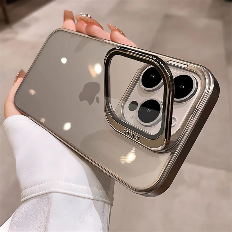 Foldable glass lens clear shockproof case - product image