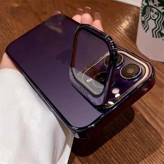 Foldable glass lens clear shockproof case - product image