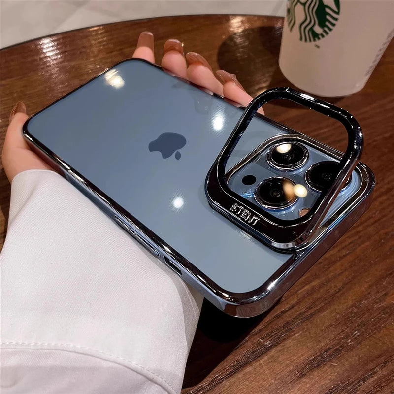 Foldable glass lens clear shockproof case - product image