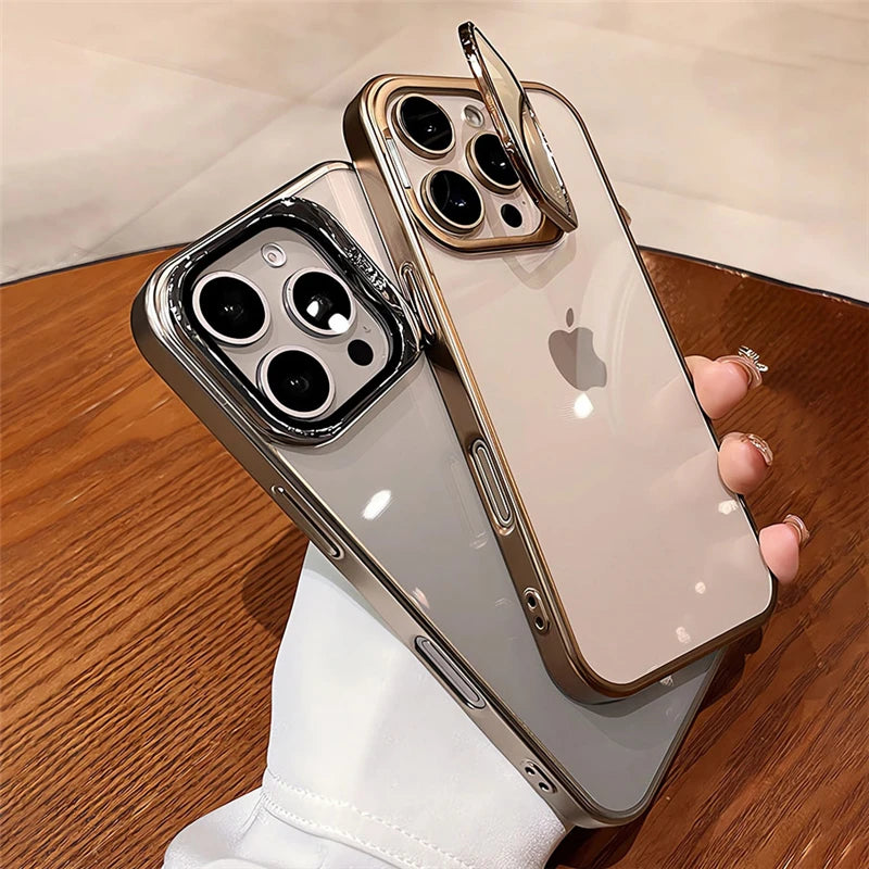 Foldable glass lens clear shockproof case - product image