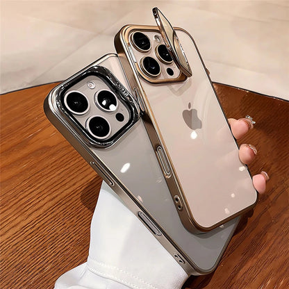 Foldable glass lens clear shockproof case - product image